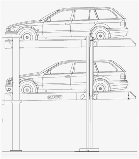 car parking cad block|stack parking cad block.
